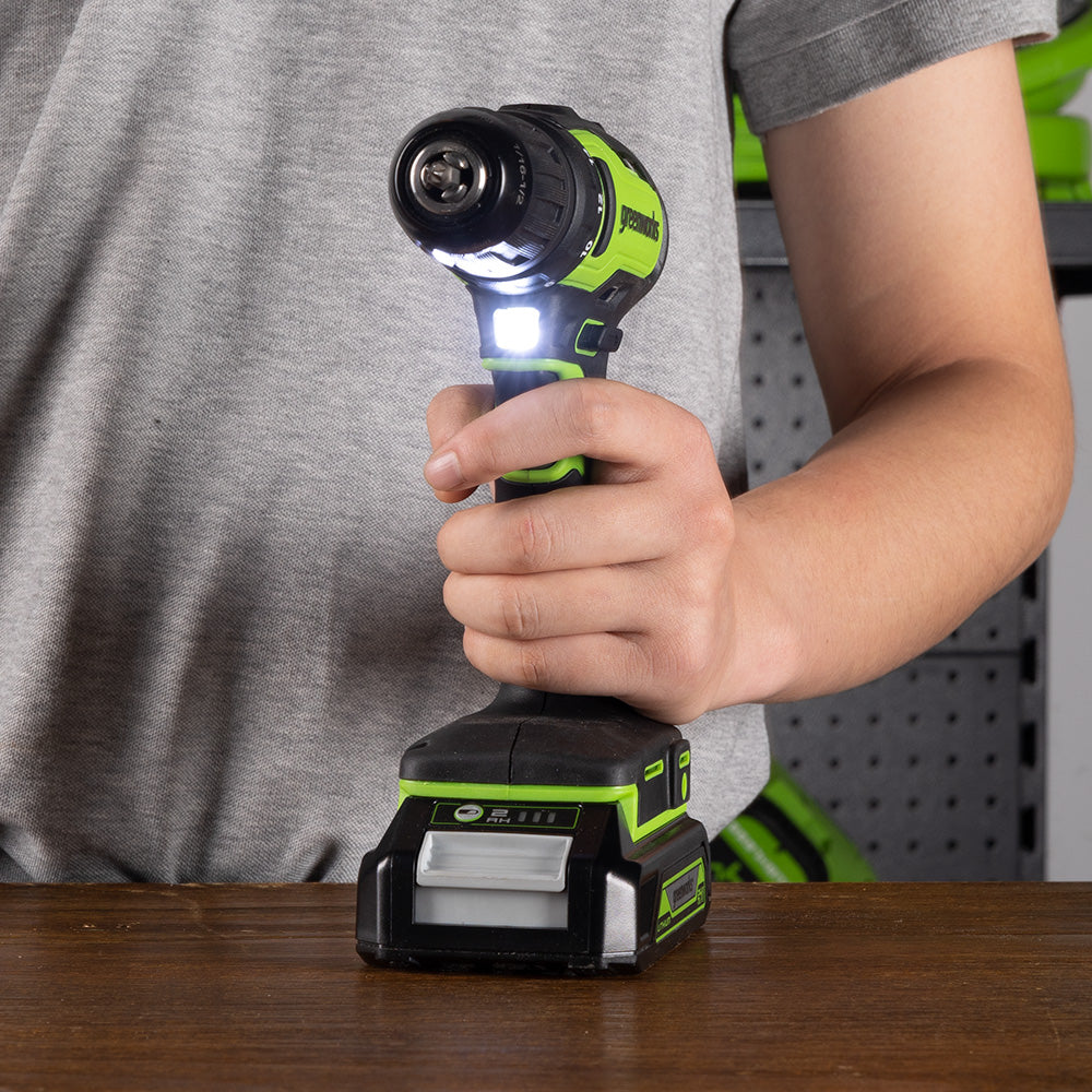 POWERALL 24V Perceuse 35Nm - Batterie 2Ah