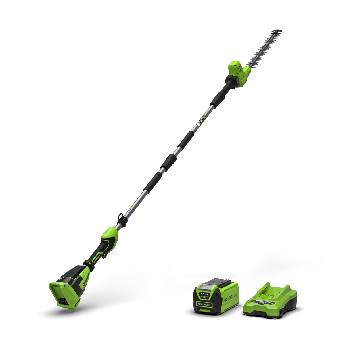 40V Taille-haies sur perche 51cm Gen. II - Batterie 2Ah