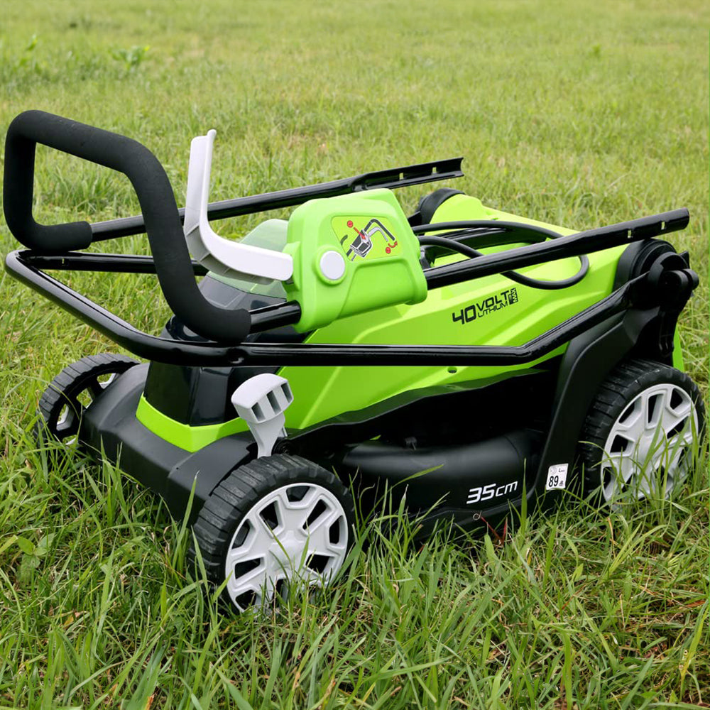 40V Tondeuse 35cm - 2x Batteries 2Ah