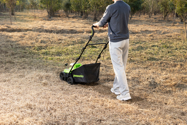 40V Déchaumeuse / Scarificateur 2-en-1 38cm - Sans batterie