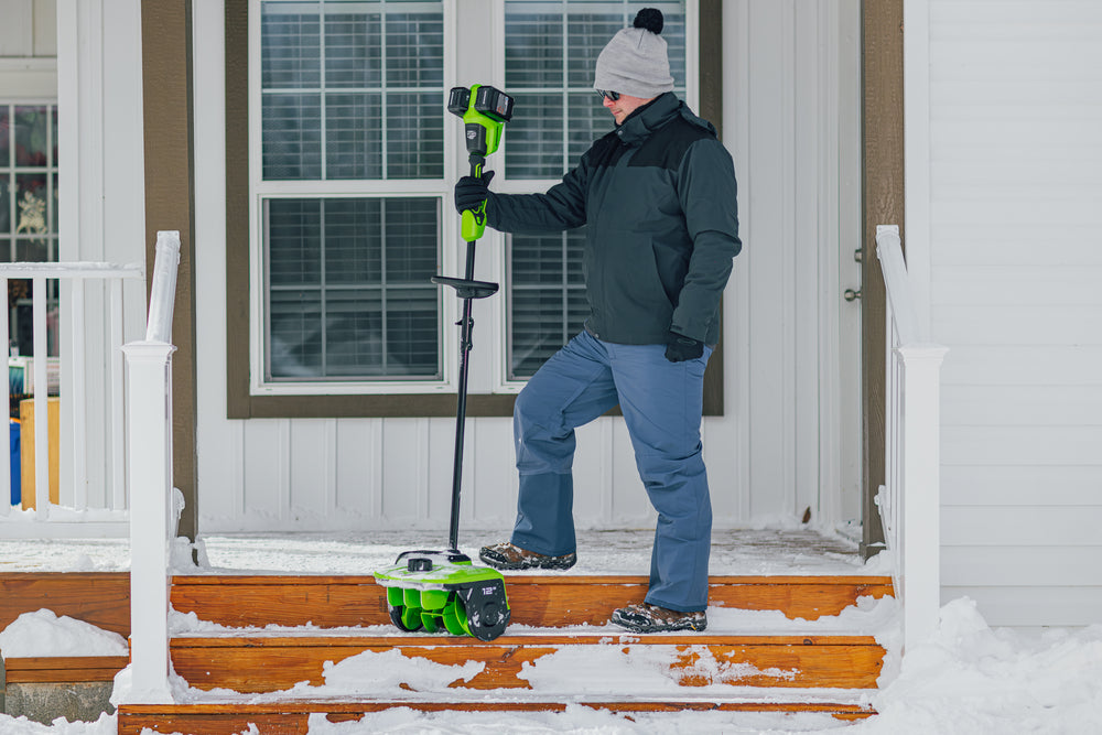 POWERALL 48V (24V x 2) Souffleuse à neige - 2x Batteries 4Ah
