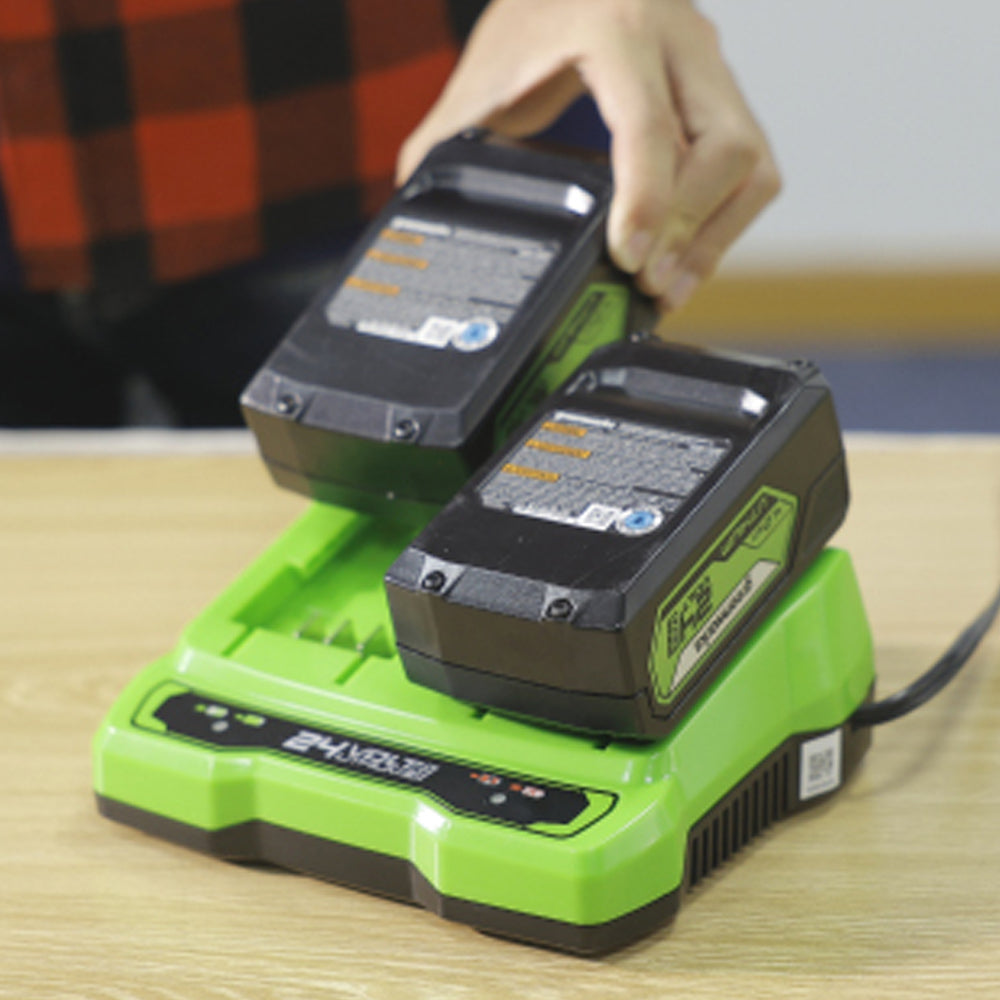 POWERALL 24V Chargeur double emplacement 2A