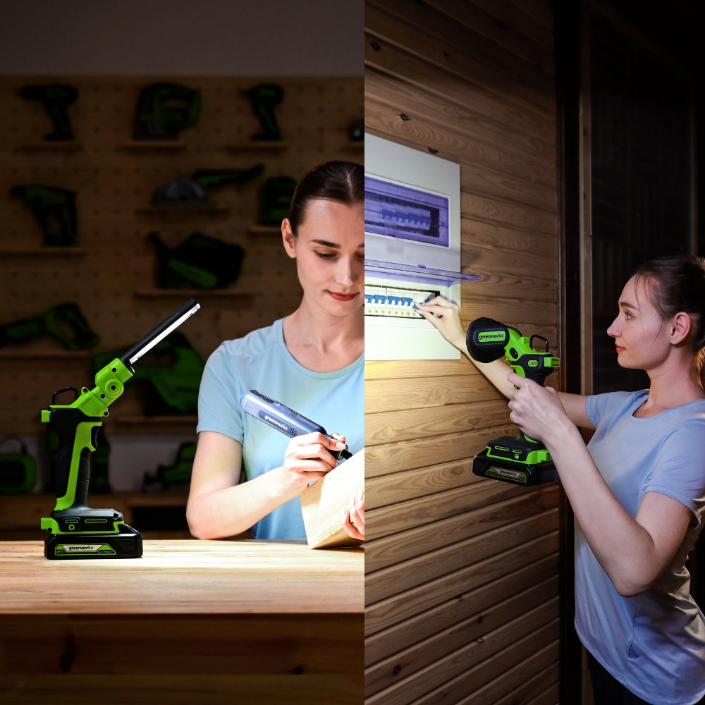 POWERALL 24V Lampe de travail LED 2-en-1 – Sans batterie