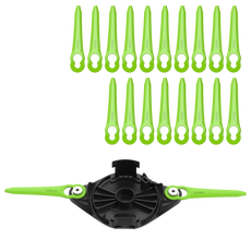 Tête de coupe à deux lames + 20 lames de rechange