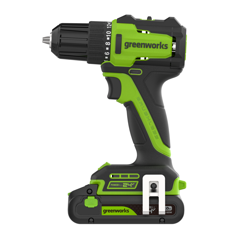 POWERALL 24V Perceuse 35Nm - Batterie 2Ah