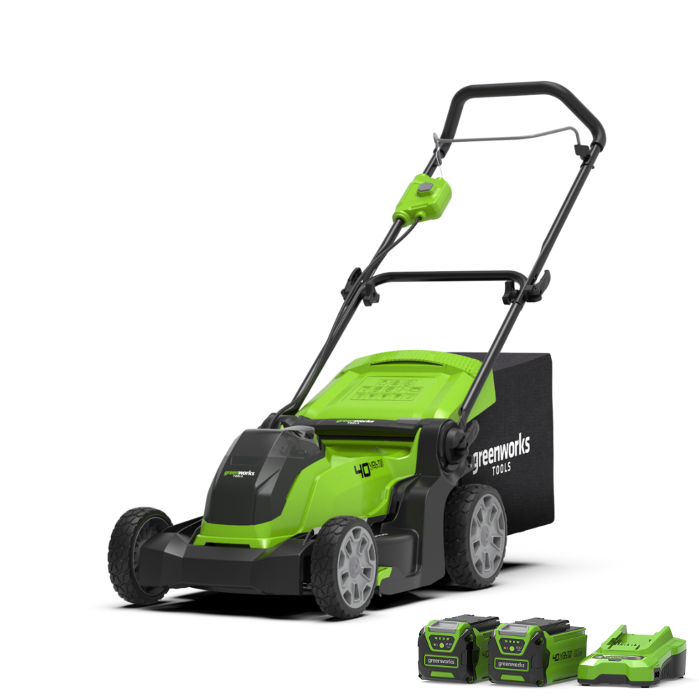 40V Tondeuse 41cm - 2x Batteries 2Ah