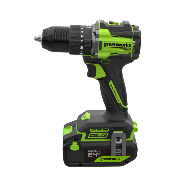 POWERALL 24V PRO Perceuse à percussion 60Nm - 2 Batteries