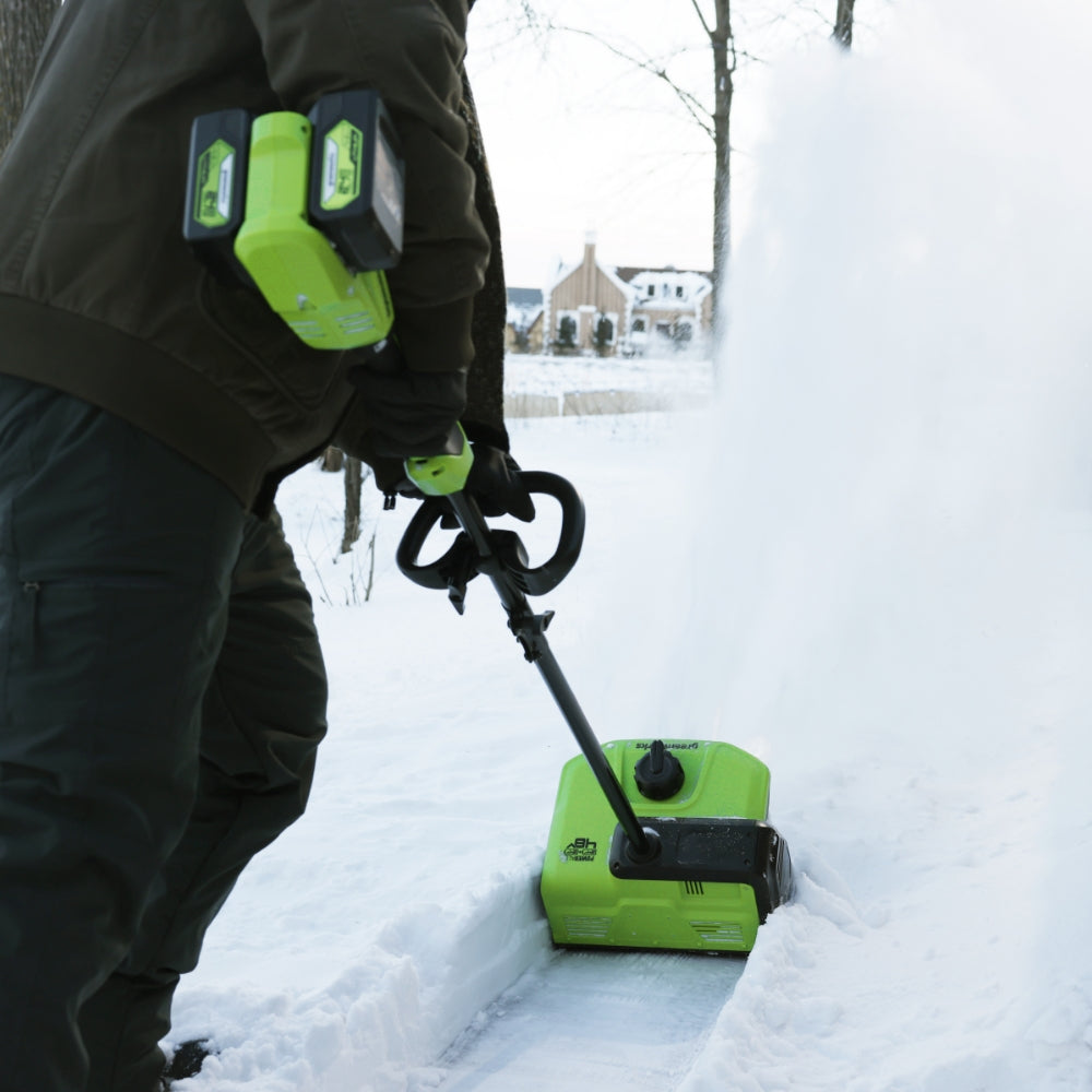 POWERALL 48V (24V x 2) Souffleuse à neige - 2x Batteries 4Ah