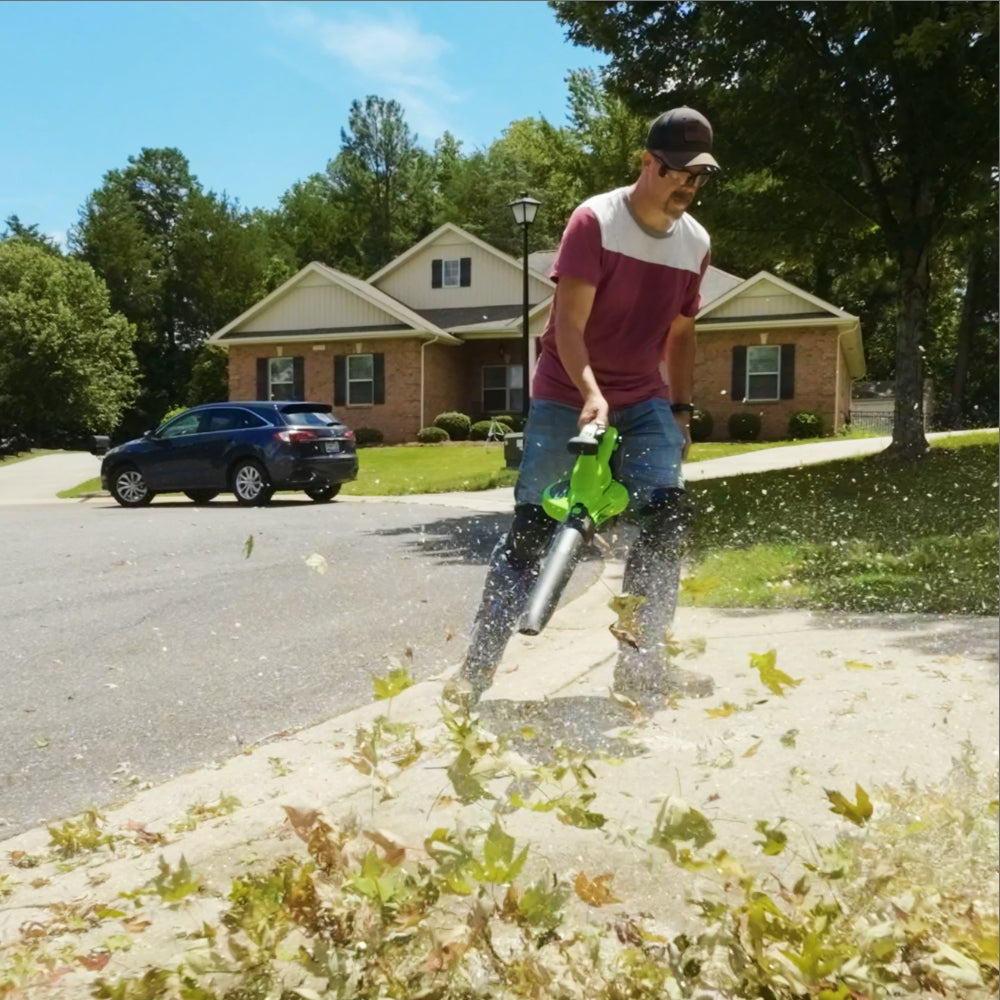 POWERALL 48V (24V x 2) Souffleur / Aspirateur à feuilles Gen. II - 2x Batteries 4Ah