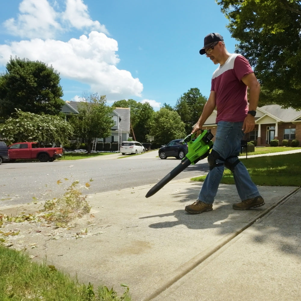 POWERALL 48V (24V x 2) Souffleur / Aspirateur à feuilles Gen. II - 2x Batteries 4Ah