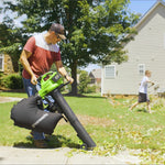 POWERALL 48V (24V x 2) Souffleur / Aspirateur à feuilles Gen. II - 2x Batteries 4Ah