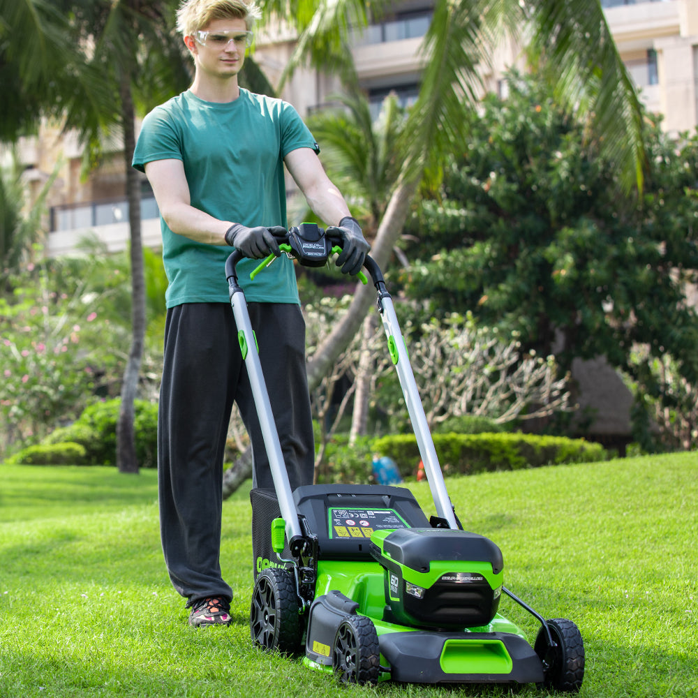 Tondeuse Gazon Automotrice Sans Fil 60 V 51 Cm GD60LM51SP Greenworks tondeuse-gazon-automotrice-sans-fil-60-v-51-cm-gd60lm51sp-greenworks