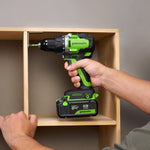 24V Perceuse à percussion 90Nm – Batterie 4Ah