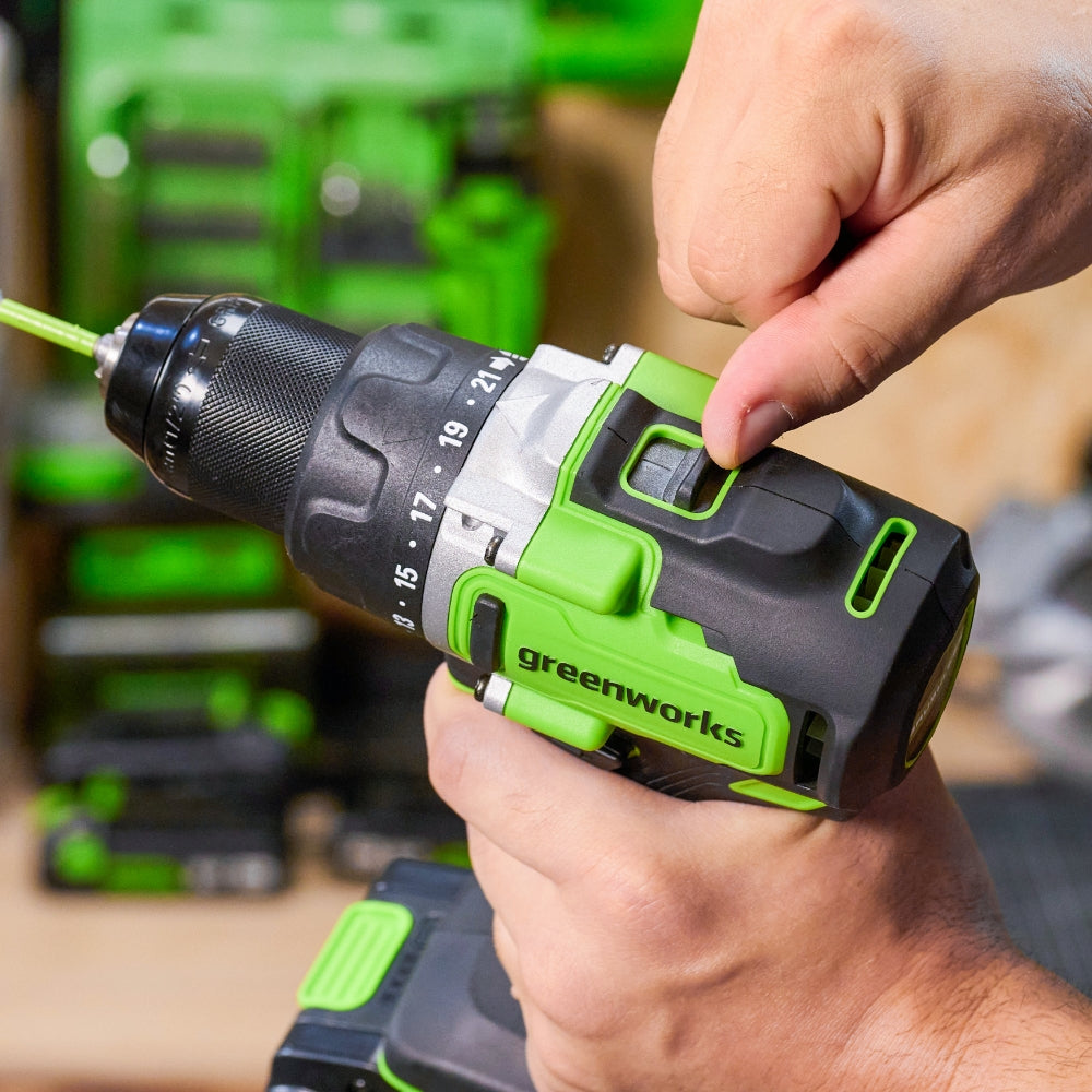 POWERALL 24V PRO Perceuse à percussion 90Nm - Batterie 4Ah