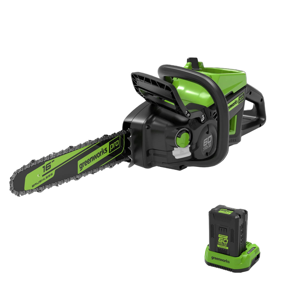 60V Tronçonneuse 40cm - Batterie 4Ah