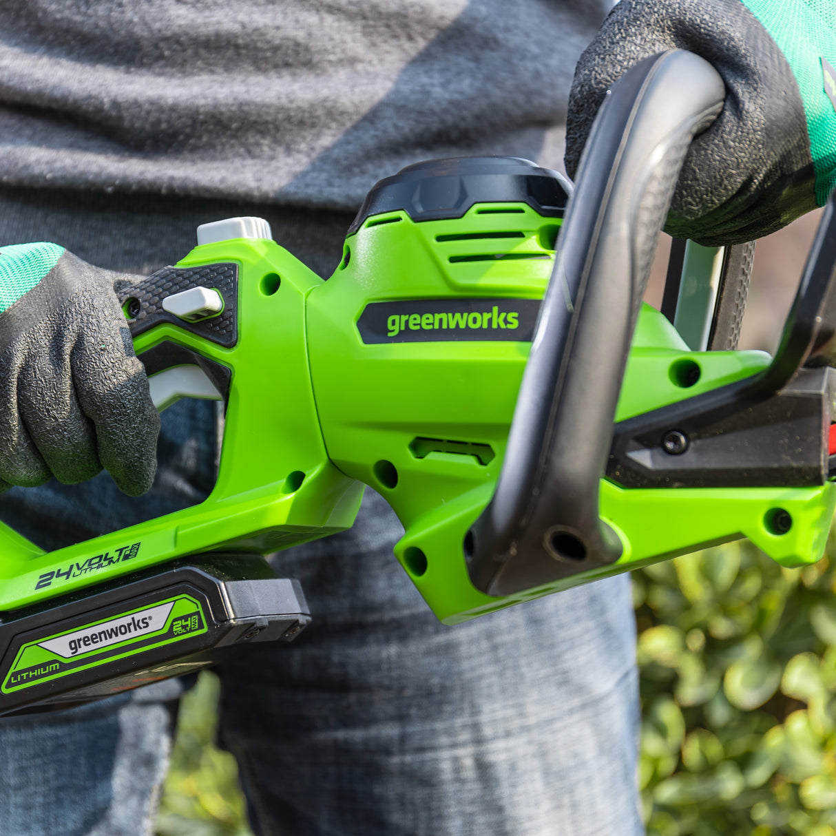 POWERALL 24V Taille-haie 61cm - Batterie 2Ah 