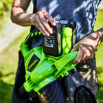 POWERALL 48V (24V x 2) Souffleur / Aspirateur à feuilles 322 km/h