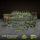 POWERALL 48V (24V x 2) Déchaumeuse /  Scarificateur 2-en-1 38cm - Sans batterie