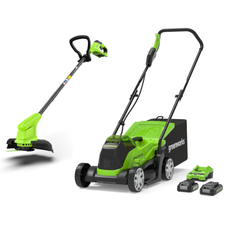 24V Tondeuse 33cm + Coupe-bordure 25cm