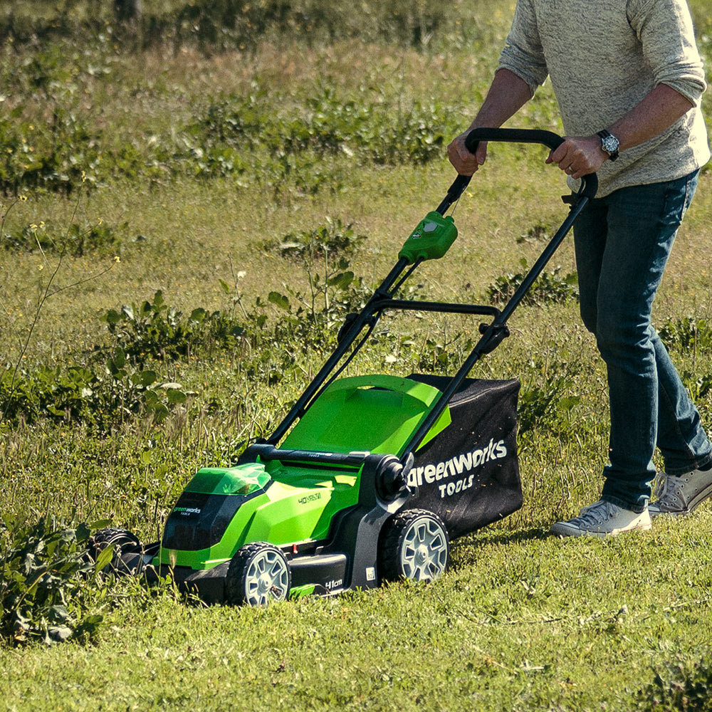 Greenworks g40lm41 discount