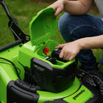 POWERALL 48V (24V x 2) Tondeuse Autotractée 46cm - 2x Batteries 4Ah