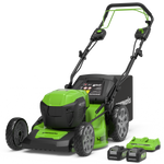 POWERALL 48V (24V x 2) Tondeuse Autotractée 46cm - 2x Batteries 4Ah