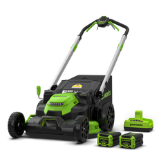 60V Tondeuse 61cm Autotractée - 2x Batteries 4Ah
