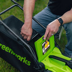 POWERALL 48V (24V x 2) Tondeuse 36cm - 2x Batteries 4Ah