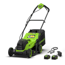 POWERALL 48V (24V x 2) Tondeuse 36cm - 2x Batteries 4Ah