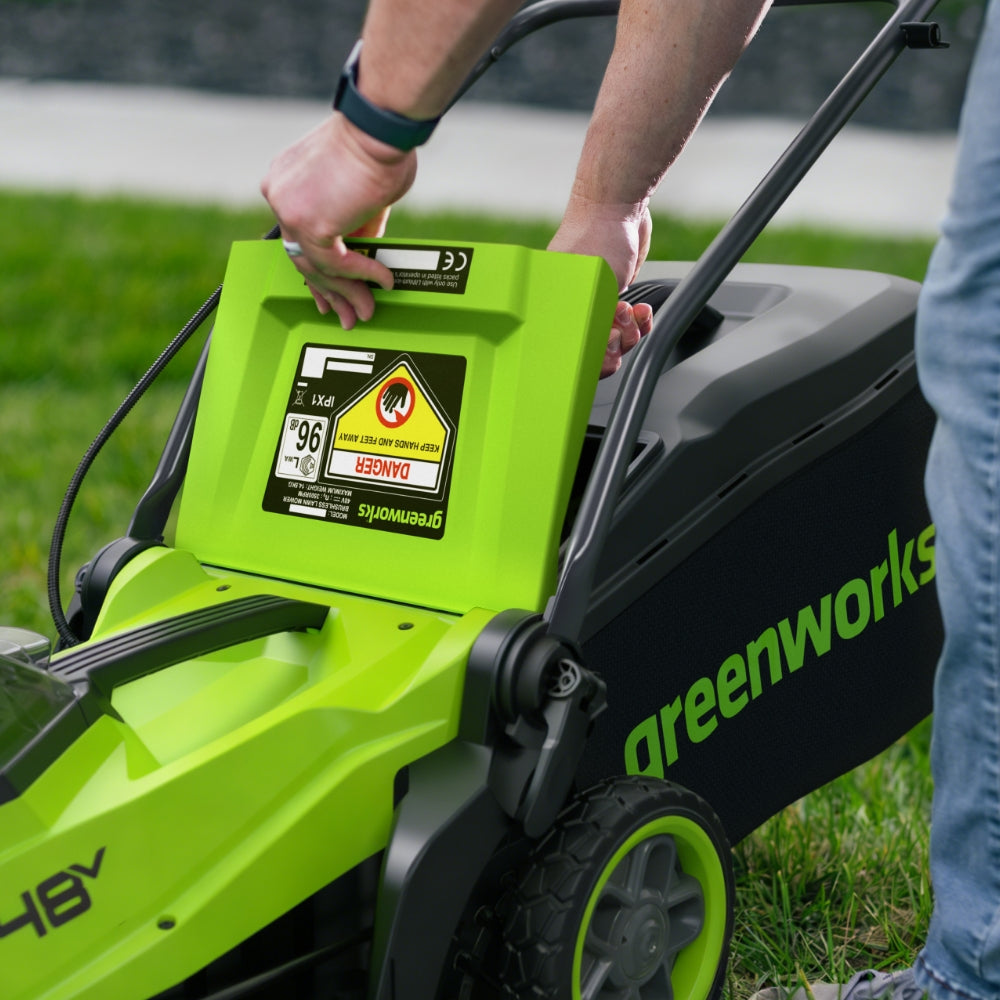 POWERALL 48V (24V x 2) Tondeuse 36cm - 2x Batteries 4Ah