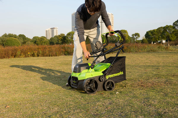 40V Déchaumeuse /  Scarificateur 2-en-1 38cm - Sans batterie