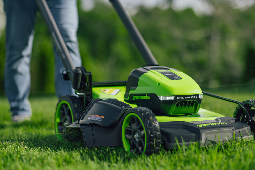 POWERALL 48V (24V x 2) Tondeuse 51cm Autotractée - 2x Batteries 6Ah