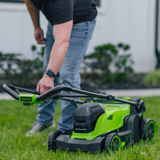 POWERALL 48V (24V x 2) Tondeuse 41cm - 2x Batteries 4Ah