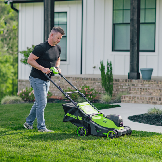 POWERALL 48V (24V x 2) Tondeuse 41cm - 2x Batteries 4Ah