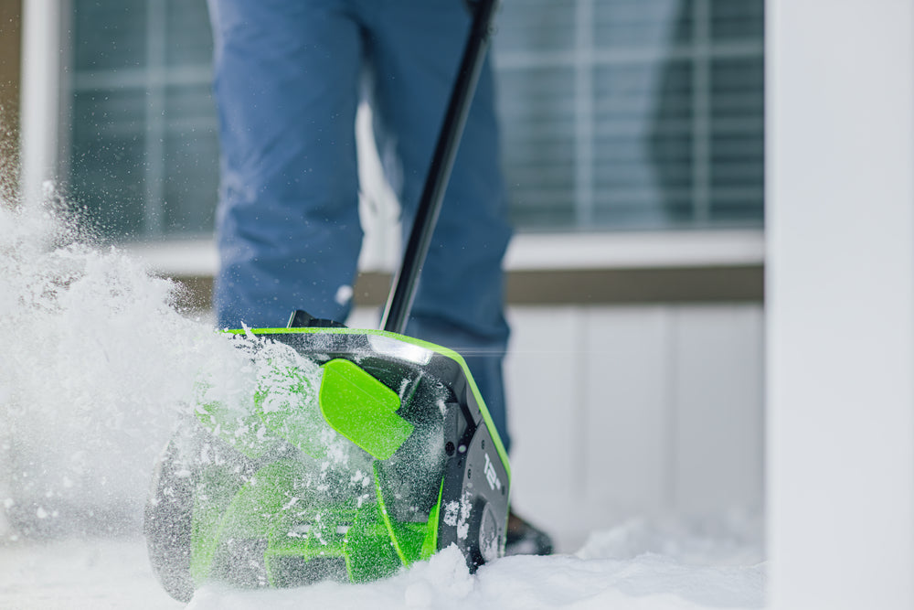 POWERALL 48V (24V x 2) Souffleuse à neige - 2x Batteries 4Ah