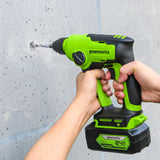 POWERALL 24V Marteau perforateur 1,2J - Batterie 2Ah