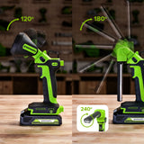 POWERALL 24V Lampe de travail LED 2-en-1 – Sans batterie
