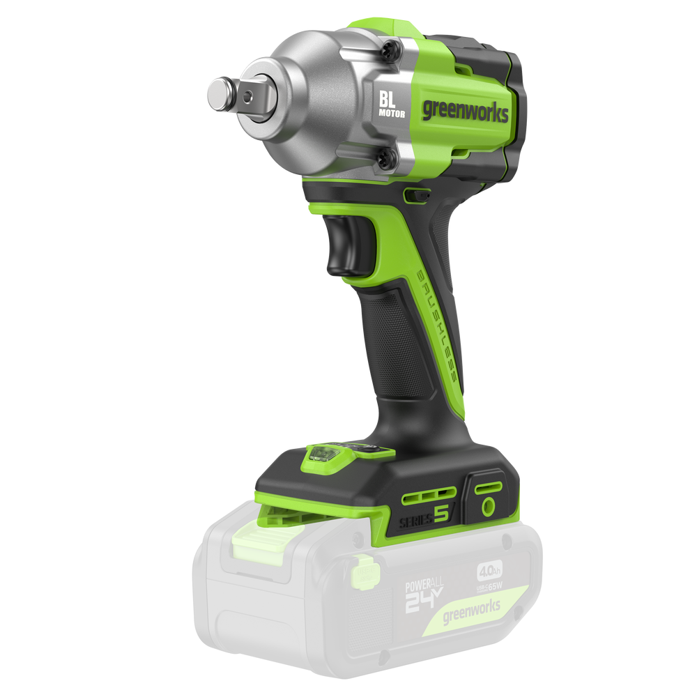 24V Clé à chocs 400Nm - Sans batterie