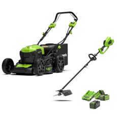 40V Kit combo Tondeuse SP 46cm + Débroussailleuse 40cm