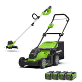 40V Tondeuse 41cm + Coupe-bordure 30cm Kit