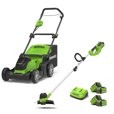 40V Kit combo Tondeuse 41cm + Coupe-bordure 30cm