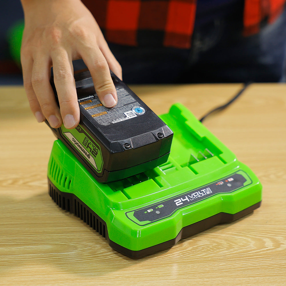  POWERALL 24V Kit de Démarrage Batteries 2x 4Ah + Double Chargeur