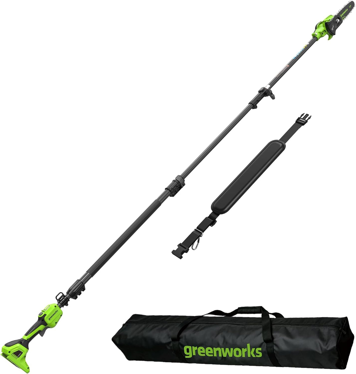 POWERALL 24V Élagueuse sur perche télescopique 20cm - Sans batterie