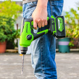 POWERALL 24V Marteau perforateur 1,2J - Batterie 2Ah