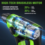 POWERALL 24V Marteau perforateur 1,2J - Batterie 2Ah