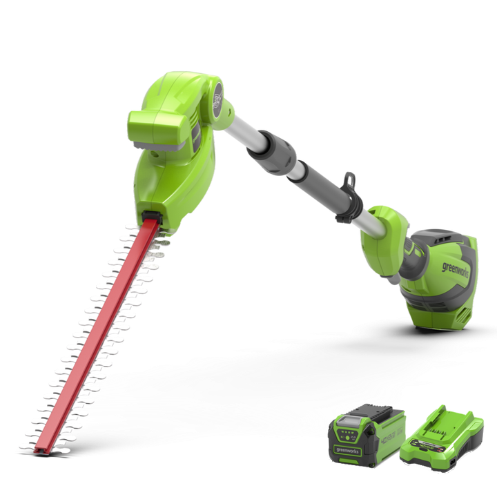 40V Pole Hedge Trimmer 51cm - 2Ah Battery