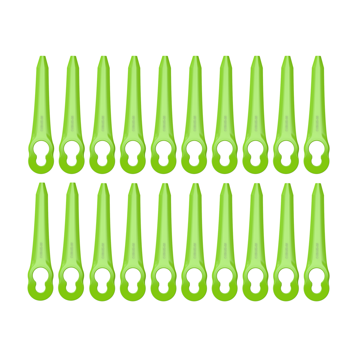 FANZTOOL Lot De 20 Lames De Rechange Avec Dents – Pour Coupe-Bordures 20 V FANZTOOL