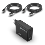 POWERALL 24V 140W USB-C Charger + 2x 140W USB-C Cables
