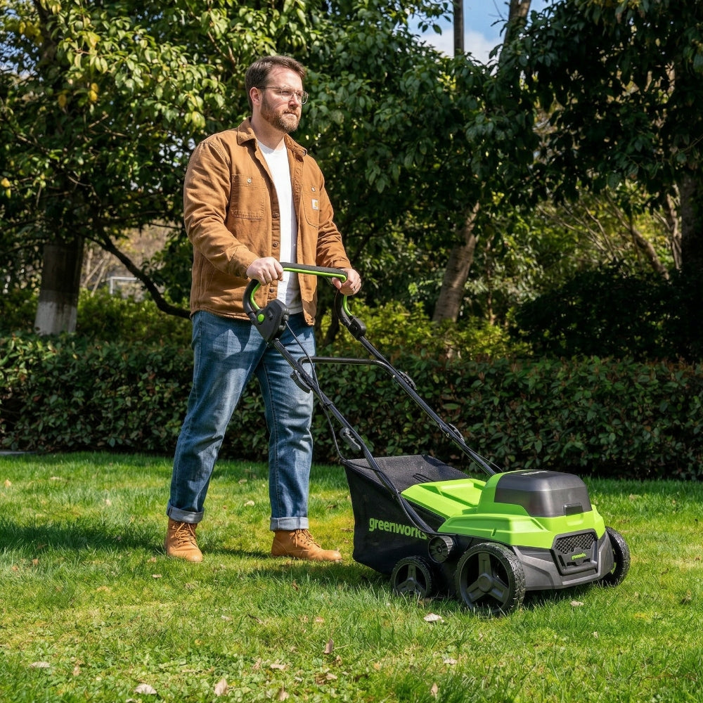 POWERALL 48V (24V x 2) Déchaumeuse /  Scarificateur 2-en-1 38cm - Sans batterie