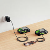 POWERALL 24V Kit de Démarrage Batterie USB-C 4Ah + Chargeur 65W